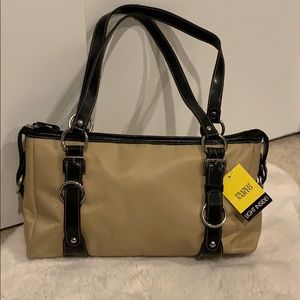 Franco Sarto *NWT* tan and black bag